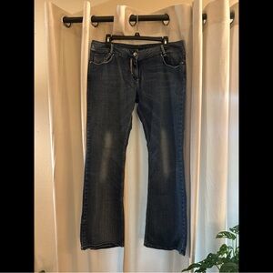 INC Dark Wash Bootcut Jeans